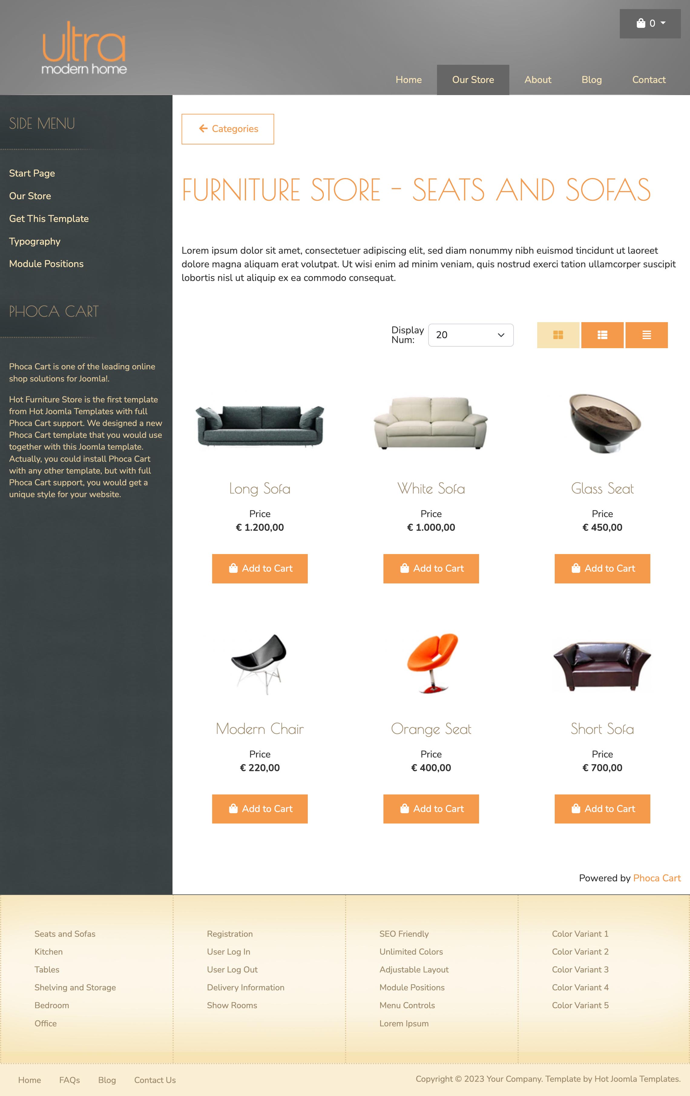 Hot Furniture Store